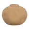 5.5&#x22; Textured Taupe Pinched Organic Shape Terracotta Vase